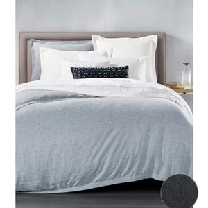 Hotel Collection linen blue king duvet